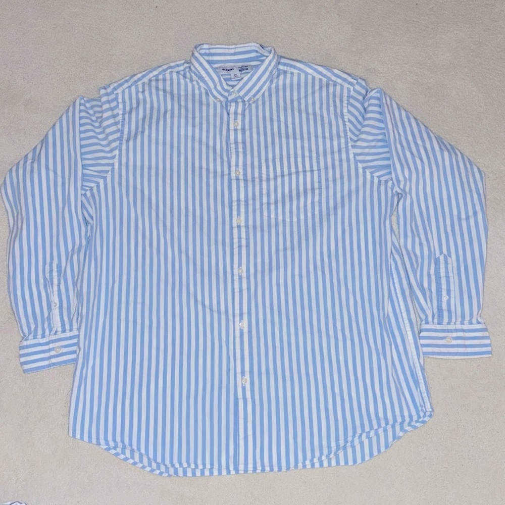 Old Navy striped Everyday Shirt, XXL Tall